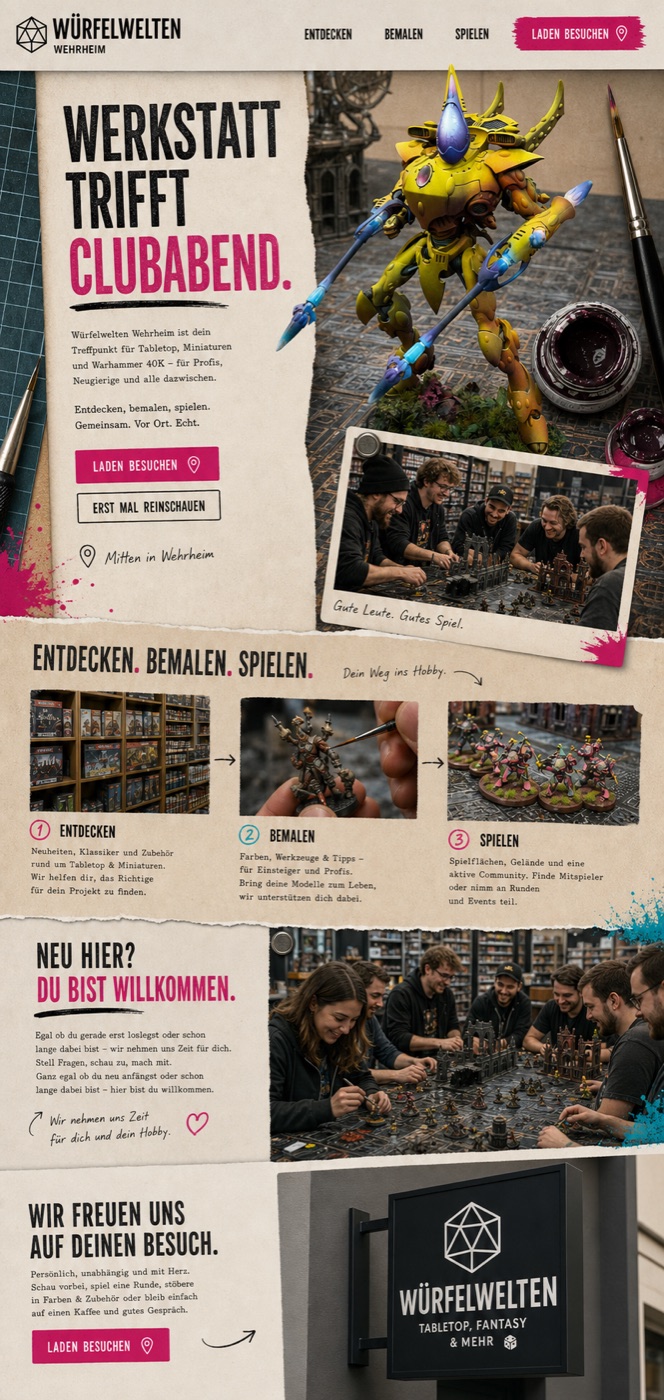 Preview of the Würfelwelten concept gallery